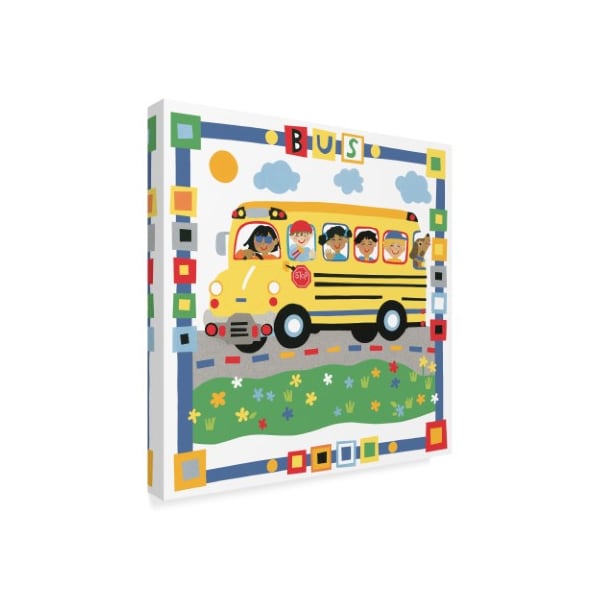 Cheryl Piperberg 'Bus' Canvas Art,35x35